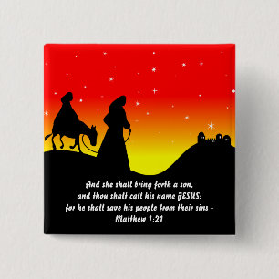 Mary & Joseph, bibelScriptureVerse Knapp
