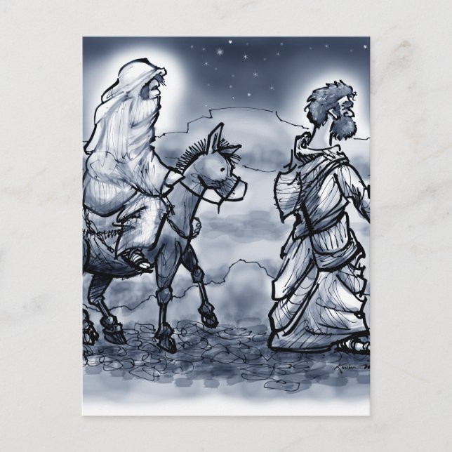 Mary & Joseph Vykort (Framsida)