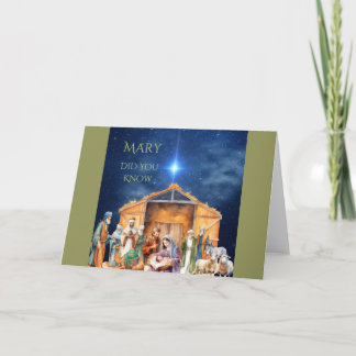 Mary kände du till julklapp kort