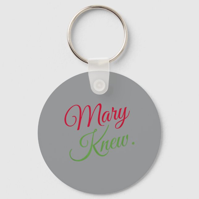 Mary Knew Christmas Nyckelring (Framsida)