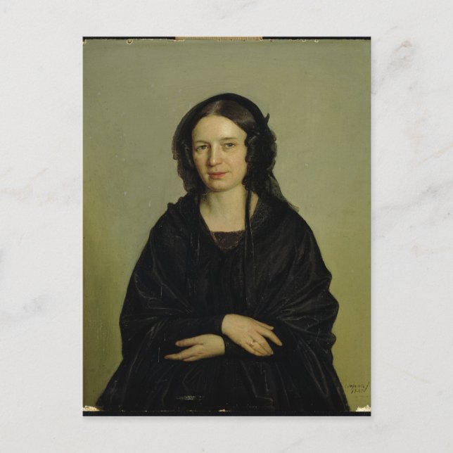 Mary Kramer , 1845 Vykort (Framsida)