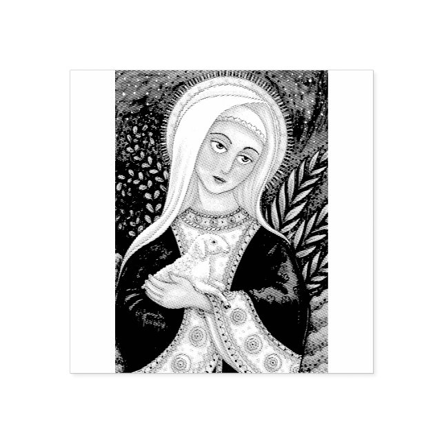 MARY & LAMB MADONNA GUBBER FRIMÄRKE *Anpassningsba Stämpel (Tryck)