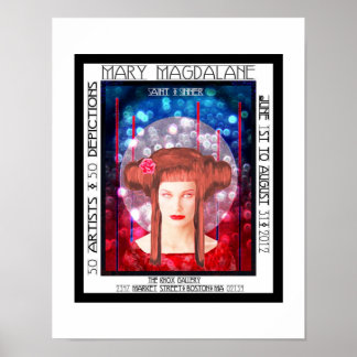 Mary Magdalane Art Gallery Show Boston MORSA Poste Poster