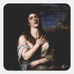 Mary Magdalene, 1561 Fyrkantigt Klistermärke