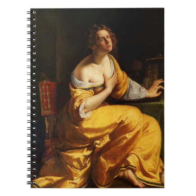 Mary Magdalene (av Artemisia Gentileschi) Anteckningsbok (Framsidan)