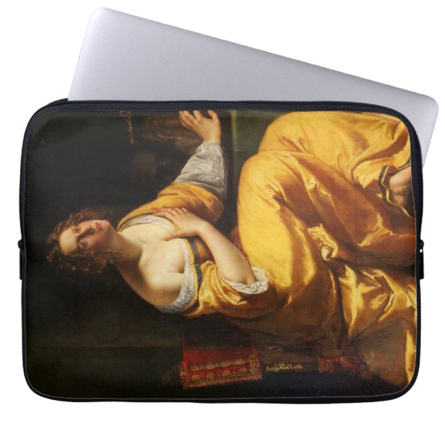 Mary Magdalene (av Artemisia Gentileschi) Laptop Fodral (Framsidan)