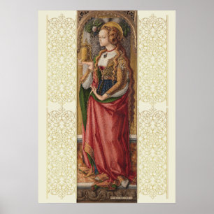 Mary Magdalene av Carlo Crivelli - Renaissance Art Poster