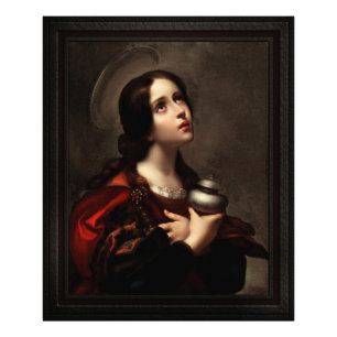 Mary Magdalene av Carlo Dolci Fototryck