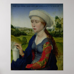 Mary Magdalene, från högerpanelen Poster