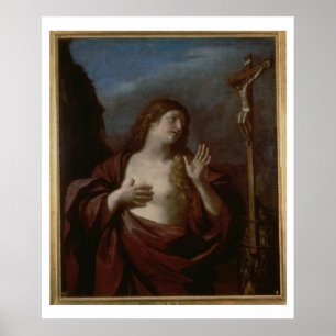 Mary Magdalene i Penitence (olja på canvas) 2 Poster