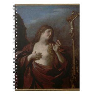 Mary Magdalene i Penitence (olja på kanfas) 2 Anteckningsbok Med Spiral