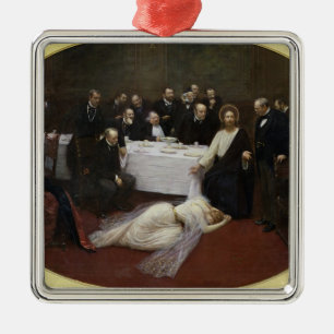 Mary Magdalene i Pharisées hus Julgransprydnad Metall