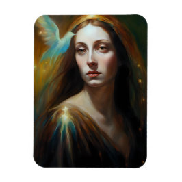 Mary Magdalene och ett fågellöst Tillfällen Magnet