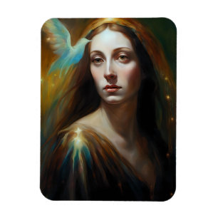 Mary Magdalene och ett fågellöst Tillfällen Magnet