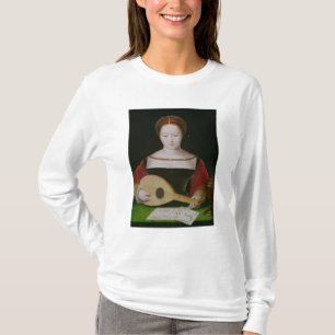 Mary Magdalene som leker en Lute Tee