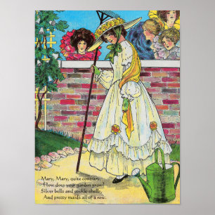 Mary Mary tämligen kontrast.. hur går din trädgård Poster