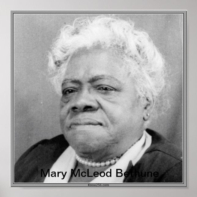 Mary McLeod Bethune Poster (Framsidan)