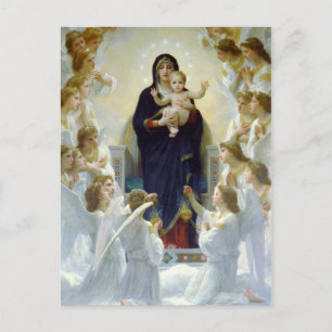 Mary med Änglar - Regina Angelorum Vykort