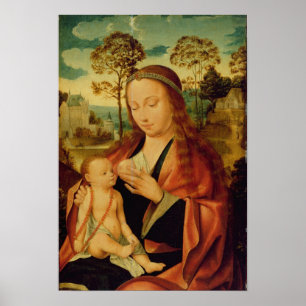 Mary med Kristus Child, tidigt 1600-talet Poster