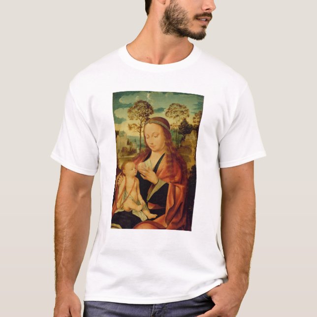 Mary med Kristusbarnet, 16th århundrade för tidigt Tee (Framsida)