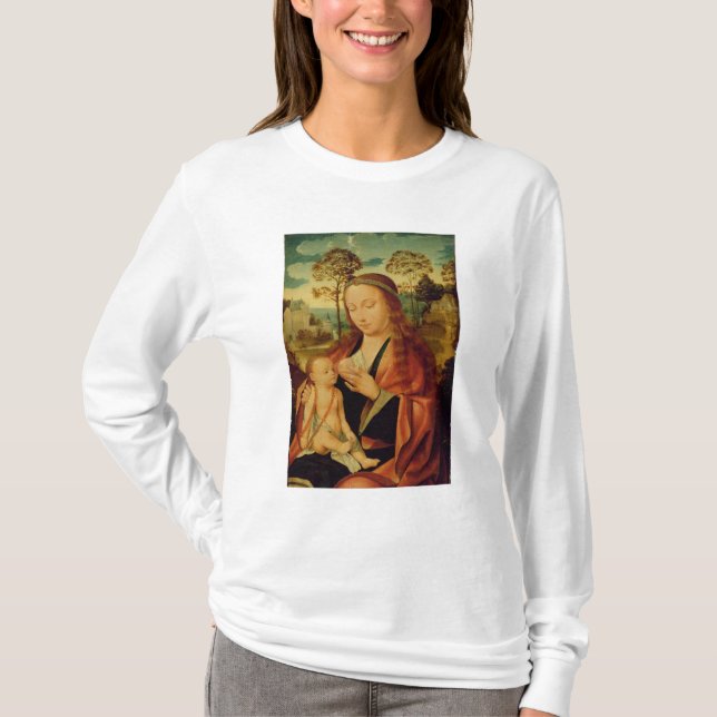 Mary med Kristusbarnet, 16th århundrade för tidigt Tee (Framsida)