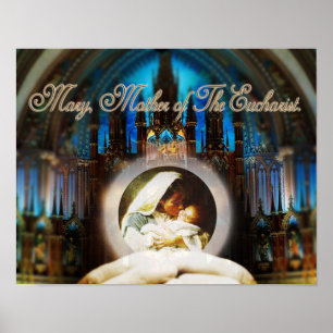 MARY, MOR AV EUCHARISEN. POSTER