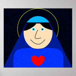 Mary mor av guden poster