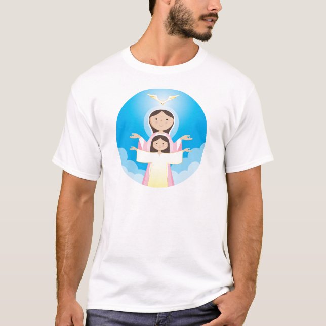 Mary mor av guden t-shirt (Framsida)
