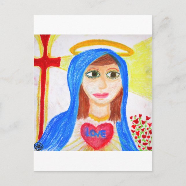 Mary, Mor i Kärlek Vykort (Framsida)