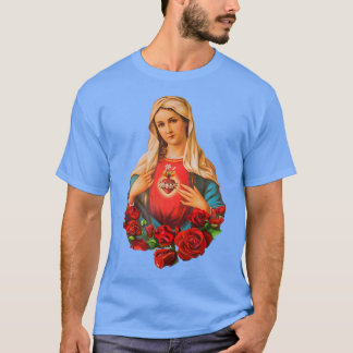 Mary Mor of God Heart of Virgin Mary Classic Ca T Shirt