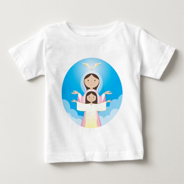 Mary Mor of God Tee Shirt (Framsida)