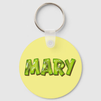 Mary Name Kiwi Design Schlüsselanhänger Nyckelring