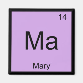 Mary Namn Kemiskt Element Periodiska Systemet Magnet