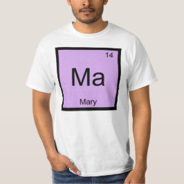 Mary Namn Kemiskt Element Periodiska Systemet T Shirt