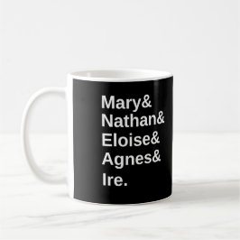 &Mary&Nathan&eloise Agnes&ire Kaffemugg