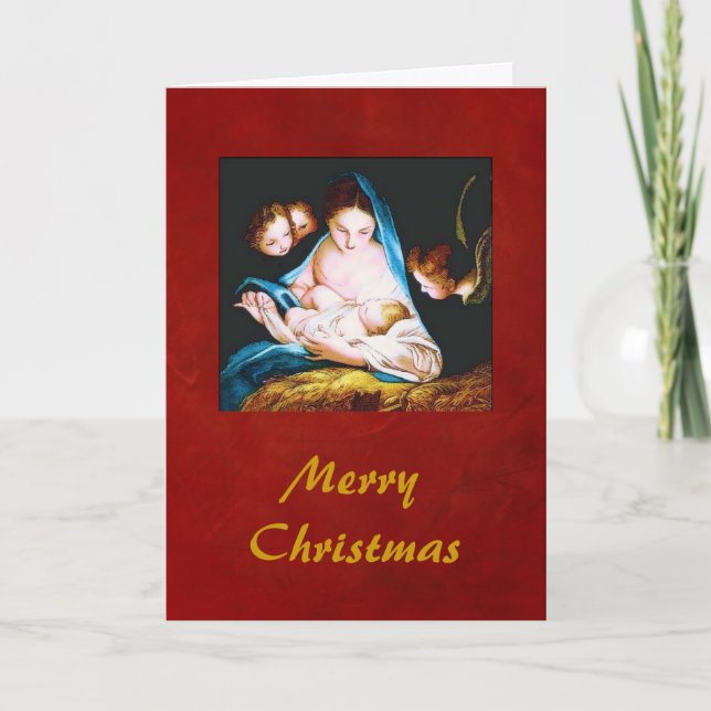 Mary n'Child Card Helgkort (Framsida)