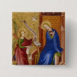 Mary och Angel of Annunciation Knapp