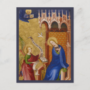 Mary och Angel of Annunciation Vykort