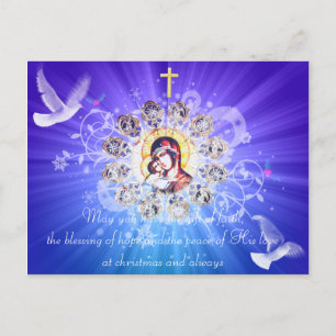 Mary och Jesus Helg Vykort