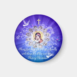 Mary och Jesus Magnet