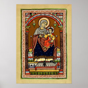 Mary och Jesus Poster