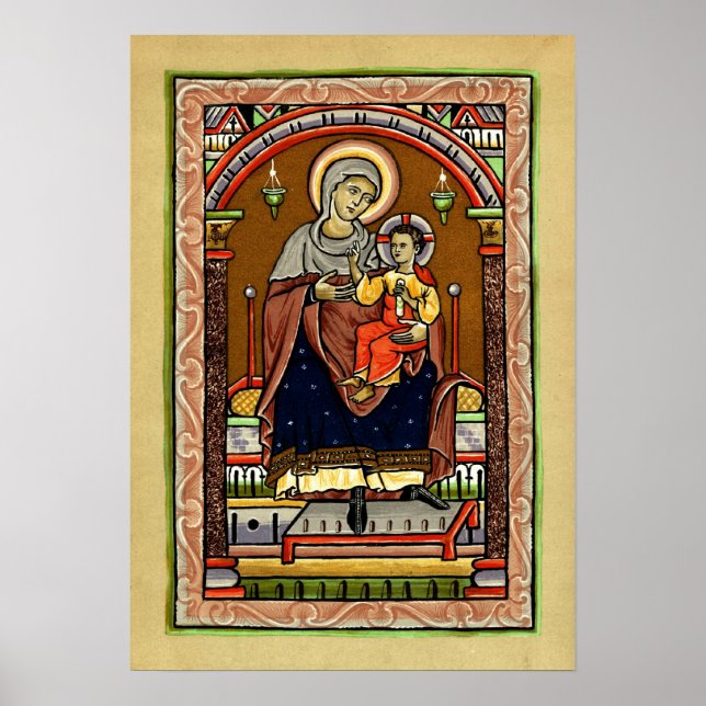 Mary och Jesus Poster (Framsidan)