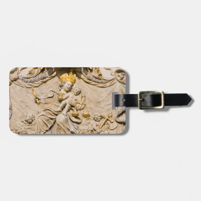 Mary och Jesus Prag House-signatur Bagagebricka (Horisontell Framsida)