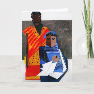 Mary och Joseph Cubistjulkort Helgkort