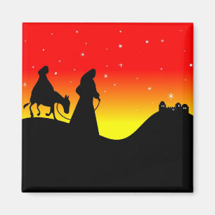 Mary och Joseph Magnet