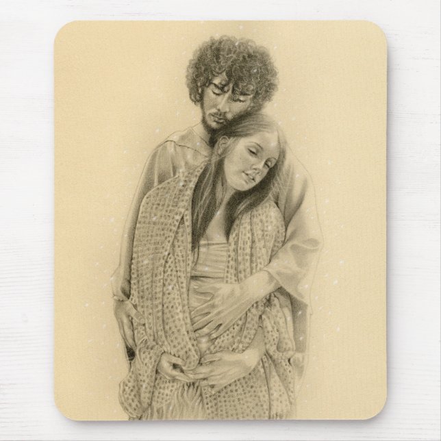 Mary och Joseph Mousepad Musmatta (Framsidan)