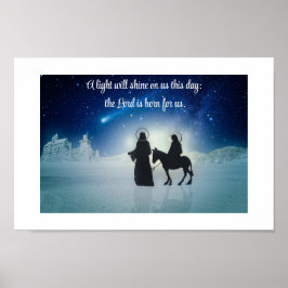 Mary och Joseph's Journey Poster (Matte)