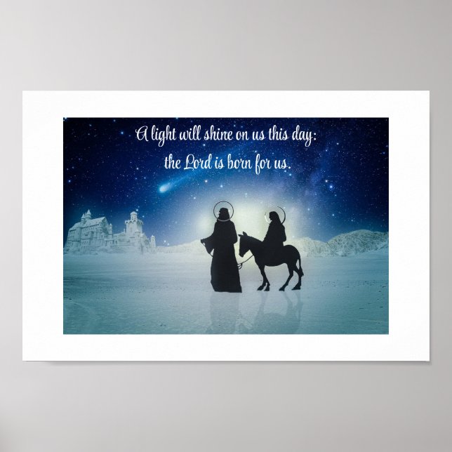 Mary och Joseph's Journey Poster (Matte) (Framsidan)