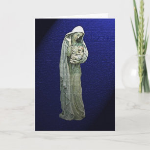 Mary och Kristus julkort Helgkort