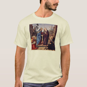 Mary och St. Elizabeth St Nicholas och St. Anthon T-shirt